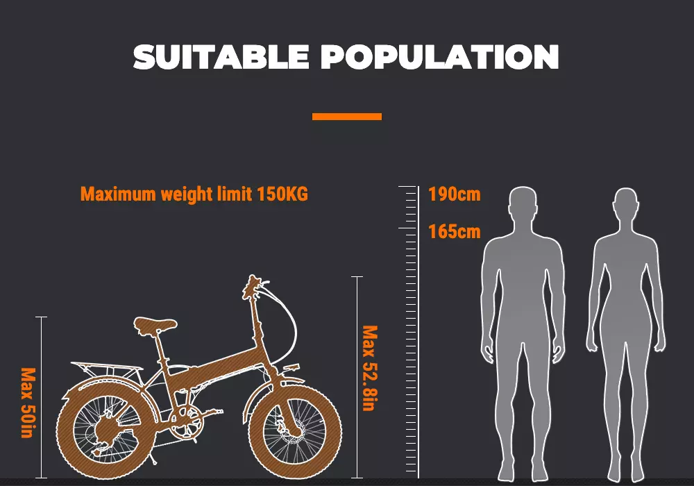 One Seat 48V 500W 20" Fat Tyre Electric Bike 10Ah Lithium Battery 5 Assist Foldable Dropship Electric Fat Bike