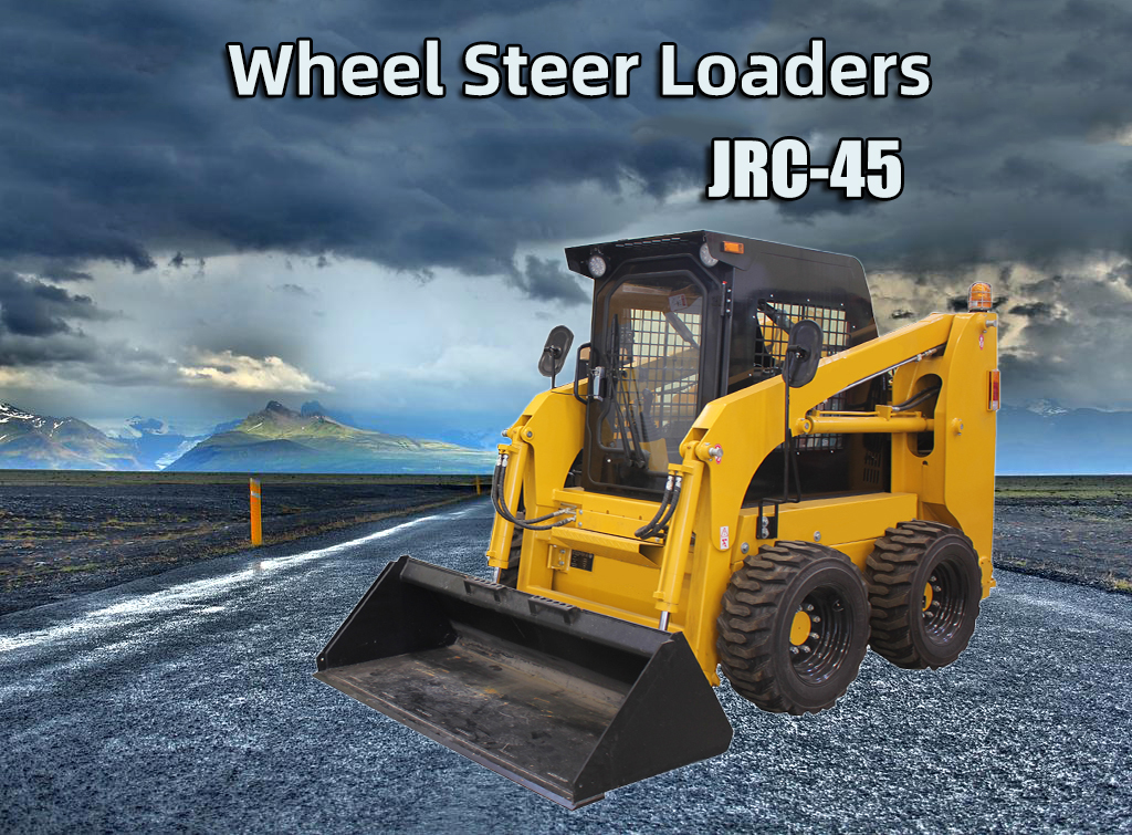 Mini Skid Steer Backhoe Loader Excavator 3420*1740*2140mm 2700 Kg