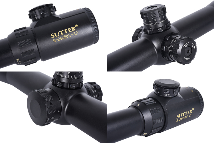 Objective Lens Diameter 50mm Side Focus Scope With Mount And 720g Weight For Hunting