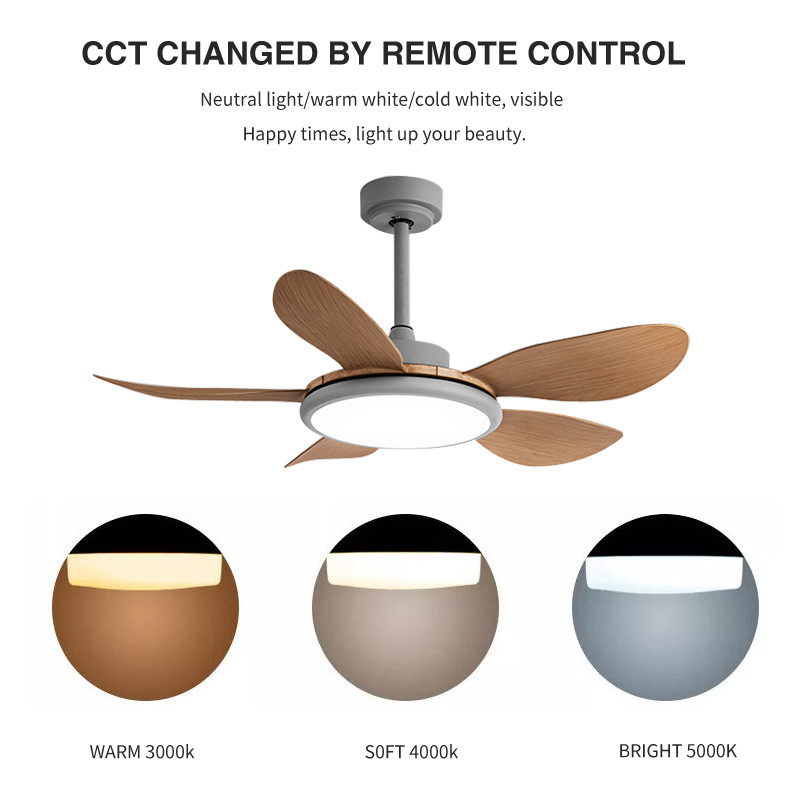 Wholesale Custom 110V-220V Electric Indoor Frequency Conversion Remote Control LED Ceiling Fan Light Distribution Ceiling Lights