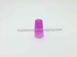 Quality N2034 uv gradient color coating finish nail polish cap nail polish packaging double cap plastic cap flat brush wholesale