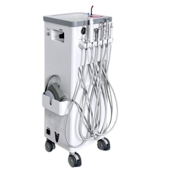 Mobile Dental Clinic 550W Mobile Dental Operation Cart Stainless Steel Body