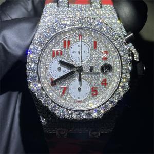 Quality Royal Oak Moissanite Iced Out Watch wholesale