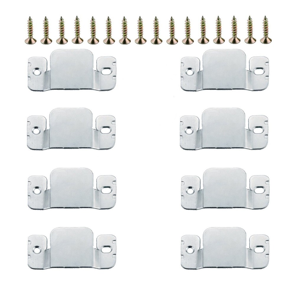 Single-side Bracket Universal Interlocking Sofa Bed Hardware Connector with Screws
