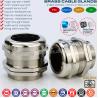 Buy cheap Copper Waterproof Metric Cable Gland Hermetic Gland Connector IP68 / IP69K from wholesalers