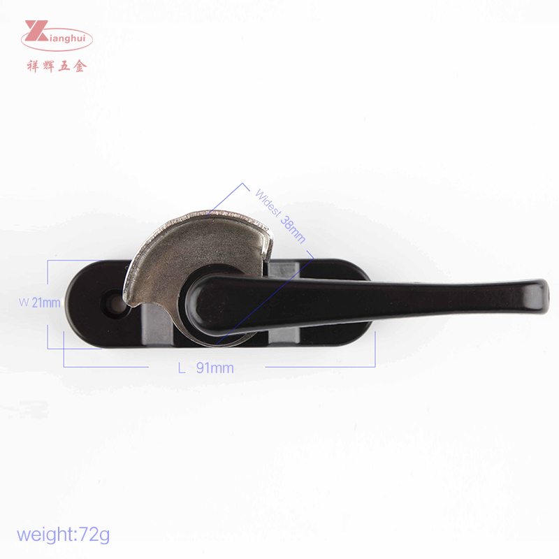 21*27 Window Zinc/Aluminum Alloy UPVC Lock with Solid Handle and Long-lasting Finish