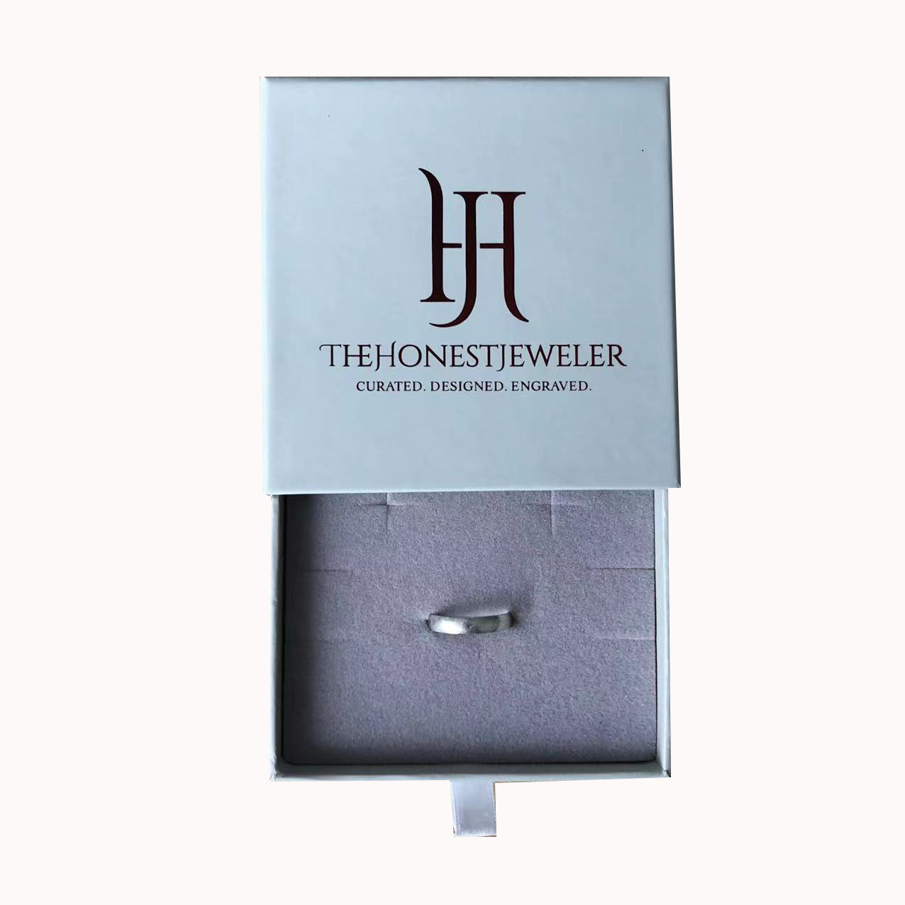 Luxury Custom Logo Small Drawer Box Cardboard Jewelry Packaging Box Sliding Drawer Paper Box For Necklace Gift