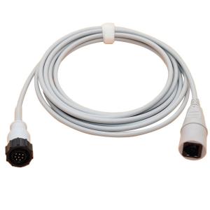 Quality Bard 8 Pin Invasive Blood Pressure Cable 5.0 Diameter Abbott With Black Color wholesale