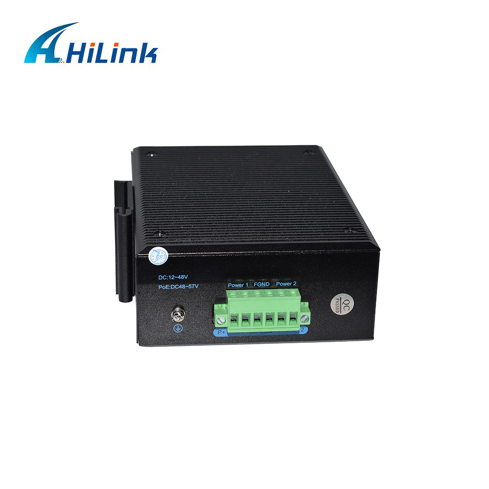 PoE Industrial Ethernet Switch 8 Port 10/100/1000Base-Tx Auto Sensing FCC CE