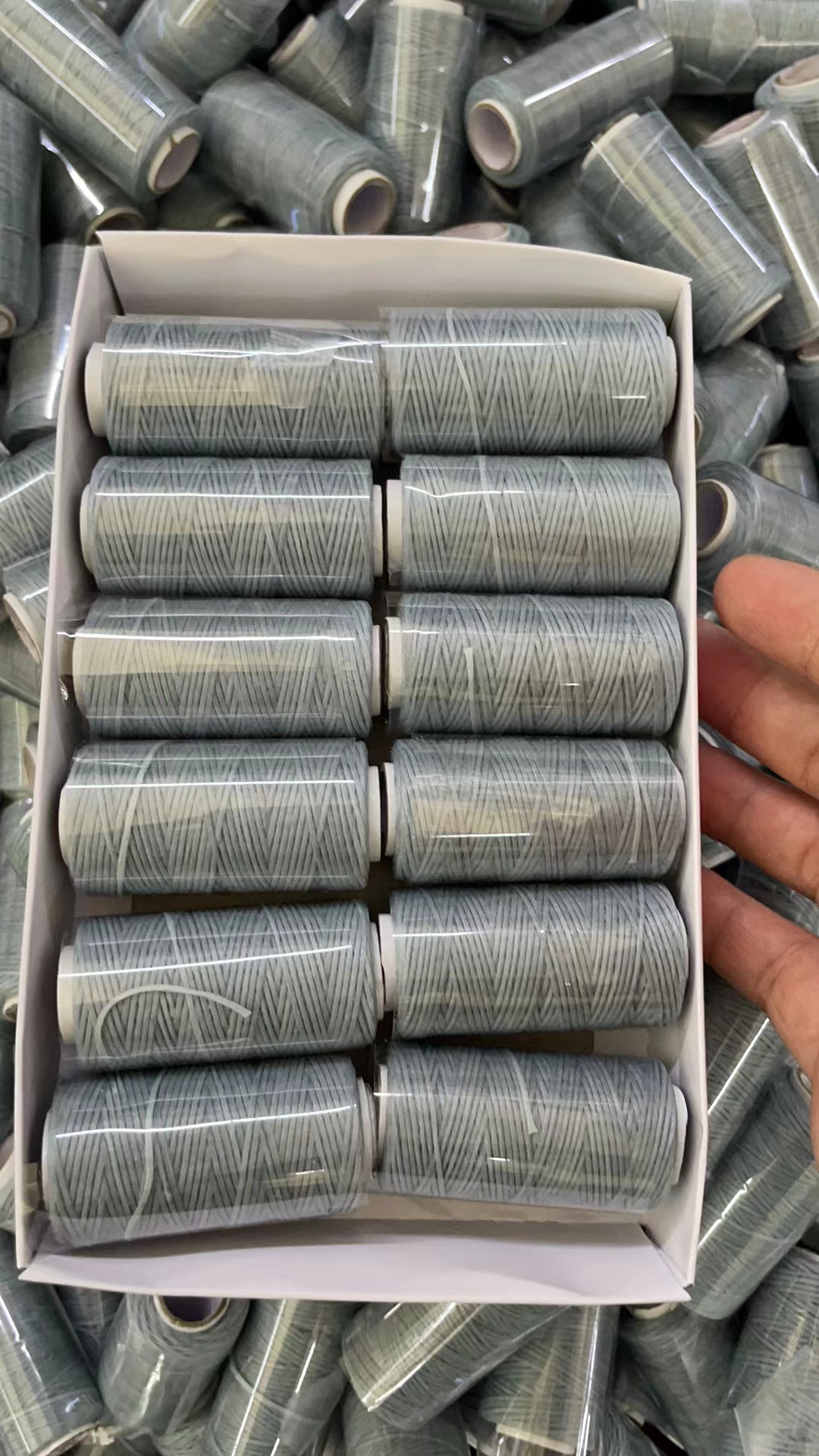 High Tenacity 100% Polyester 150D/16 Hand Stitched Sewing Thread for Leather Bag Wallet