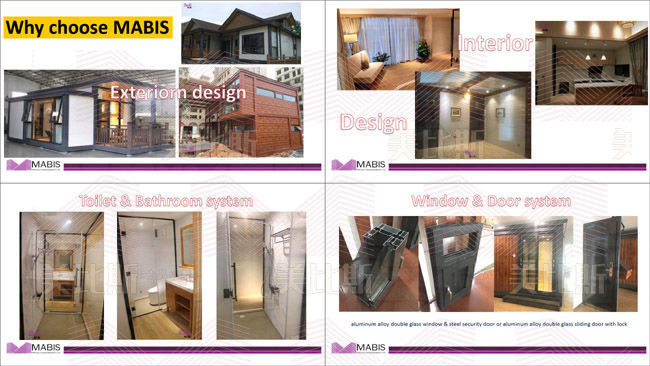 Light Steel Prefab Holiday Homes , Anticorrosive Modular One Bedroom Homes