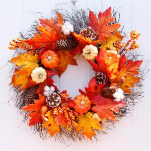Quality Hanging Artificial Decoration Christmas Flower Garland wholesale