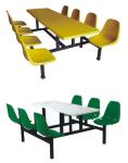 fiberglass FRP dining table and chair