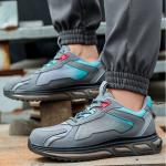 Microfiber Leather Work TPU Air-cushion Industrial Safety Shoes