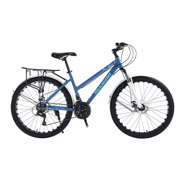Mechanical Disc Brake 21 Speeds Steel Frame Mountain Road Bike for City Travel Bicycle