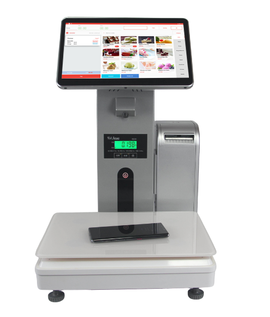 15.6'' Main Screen and 11.6'' Customer Screen Smart AI Scale with NTEP Certification