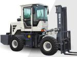 Construction work muddy ground 3.5ton diesel forklift 4x4 for outdoor use