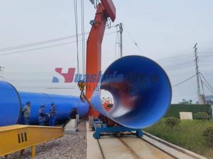 Quality 3LPE External Coating Plant Equipments，Pipe Blasting Traction Machine wholesale
