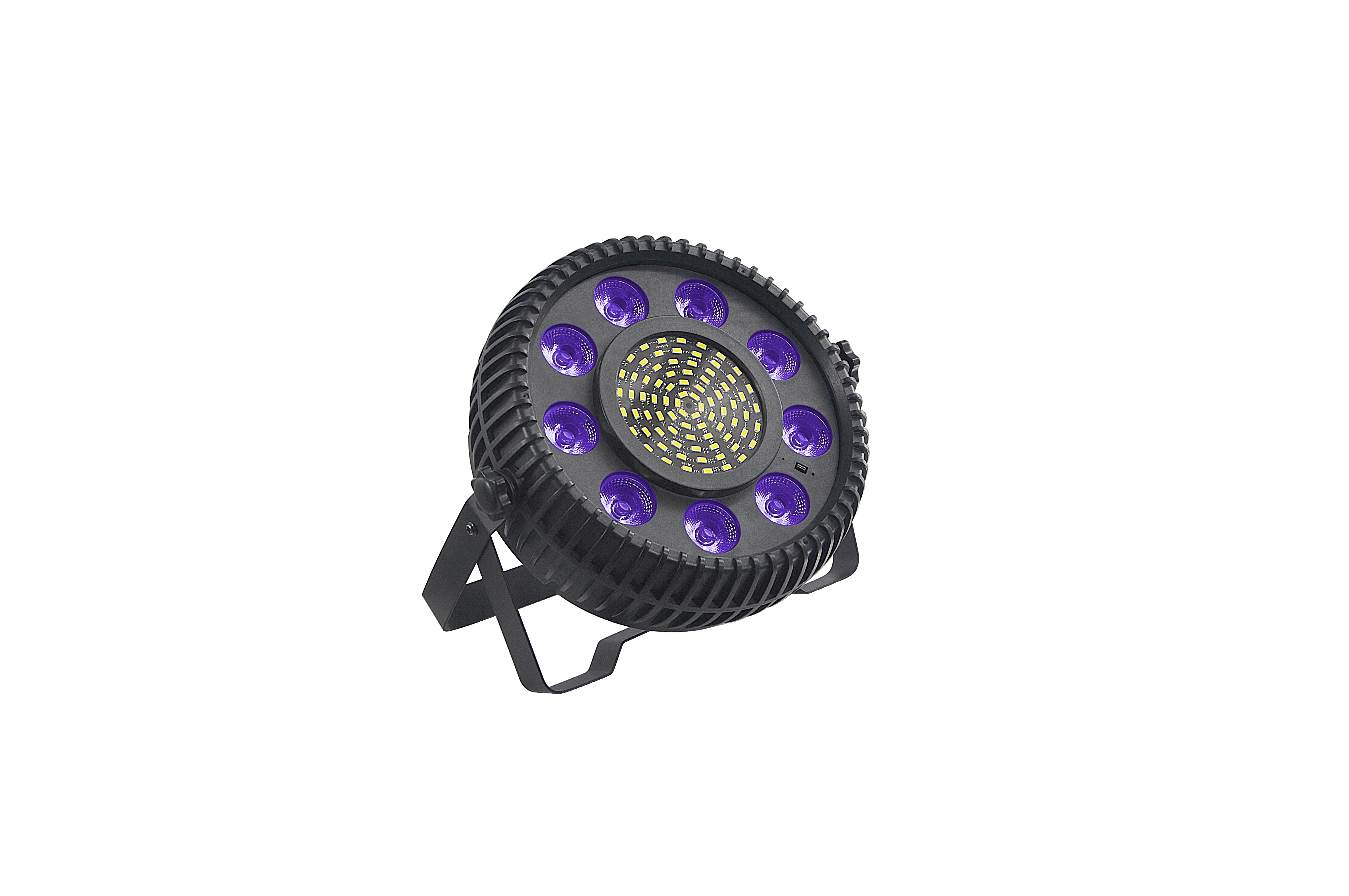 Mini 9PCS RGBWA UV 4IN1 5IN1 LED Effect 30W COB Strobe Par Stage Light