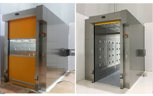 CE Cargo Entrance 380v 50Hz Clean Room Shower With Air Filtration System
