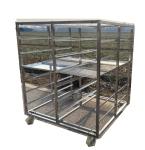 316 304 Stainless Steel Metal Baking Tray Rack Trolley For Commercial Use