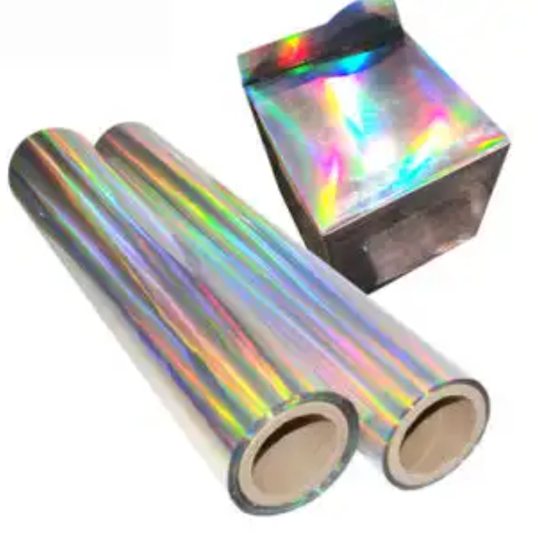 Business Shopping Pet Holographic Lamination Film with Multiple Extrusion Processing