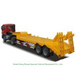 Heavy Duty Gooseneck 4 Axle Lowboy Trailers 80 - 90 ton