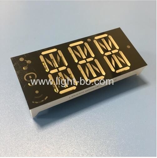 New Production Technology Customized Ultra bright whiteTriple Digit 14 Segment Alphanumeric LED Display