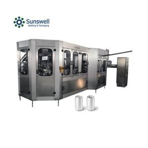 Quality Carbonated Beverage Can Filling Machine Electronic Measuring Cup 4000BPH 50HZ wholesale