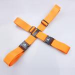 Multifunction Cotton Material Personalised Luggage Straps 40 Incehs Long