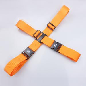 Quality Multifunction Cotton Material Personalised Luggage Straps 40 Incehs Long wholesale