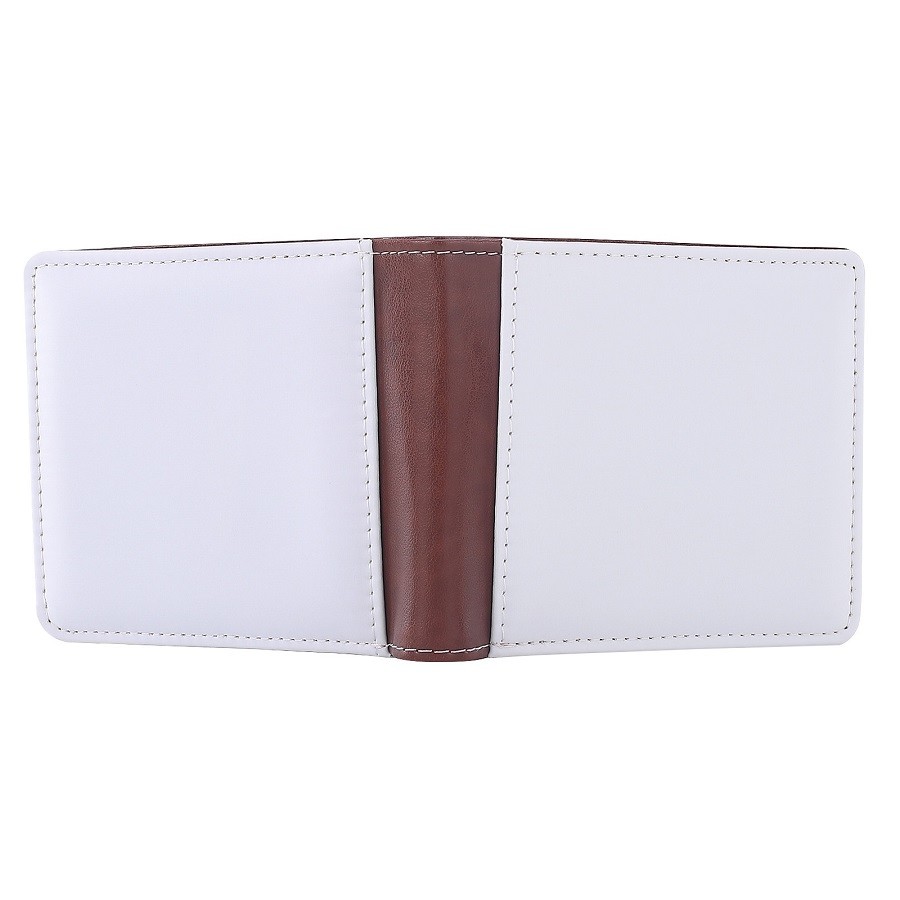 Custom Big Capacity Leather Sublimation Wallet With Multiple Card Slots For Man