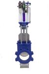 Mining Industry DN50 Manual / Pneumatic Actuator Knife Gate Valve