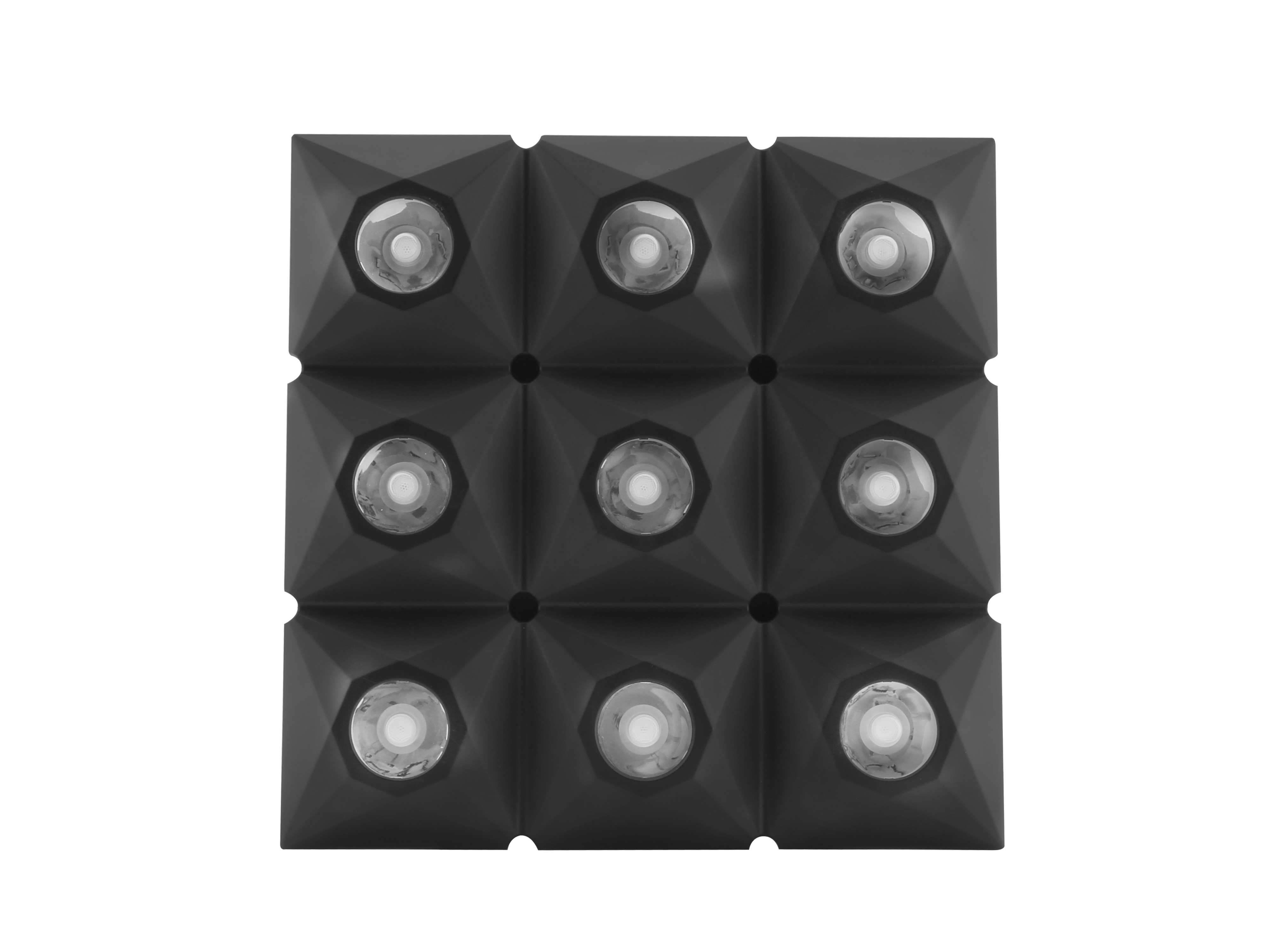 9pcs 3W warm white RGBW LED Gold matrix moving head stage light For Dj Equipment