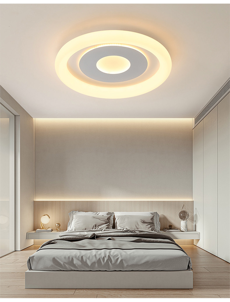 Nordic Living Room Recessed Led Ceiling Lights Rectangular Simple Modern Whole House Lamps(WH-MA-212)