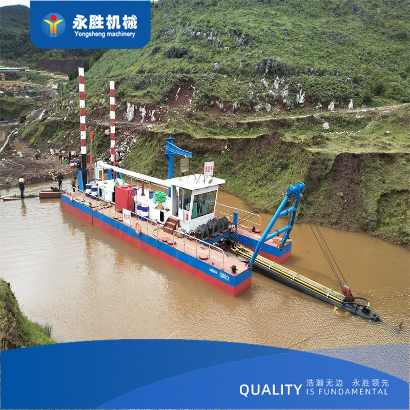 350mm Discharge Pipe Cutter Suction Dredger For River Sand Dredging And Reclamation