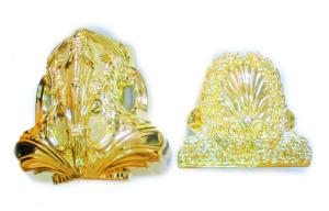 Quality Brass color funeral accessories casket hardware corner c016 wholesale
