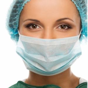 Quality Easy Degradation Medical Breathing Mask , Disposable Protective Mask Light Weight wholesale