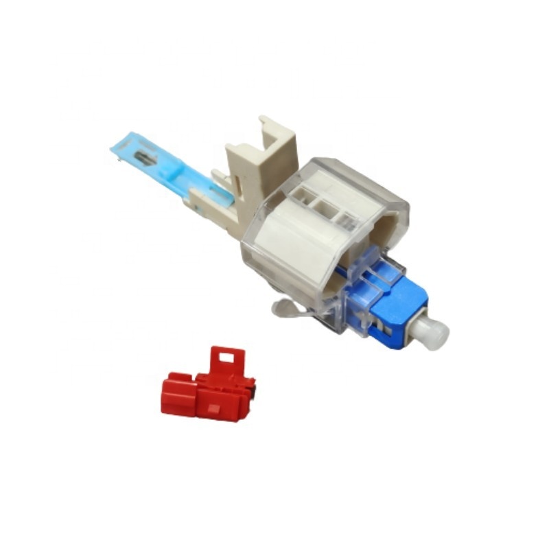 APC Polishing Laser Type Waterproof Quick Connectors for FTTH/FTTX Fiber Optic Equipment