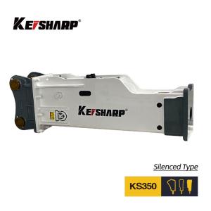 Quality KS350 Silenced Type Hydraulic Rock Breaker 165mm Chisel for 35-40 Ton Excavator wholesale