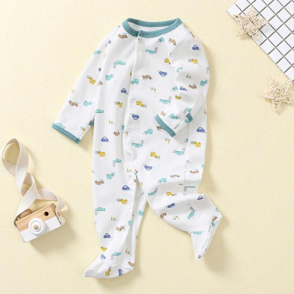 Custom Newborn Girls' Print Roupa Infant infantil Jumpsuit Onesie bebek giyim
