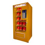 Full Metal Soda Vending Machine , Blue / Pink / Yellow Lucky Box Food Vending