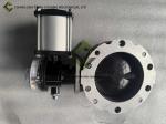 Single flange pneumatic butterfly valve of concrete mixing plant fittings