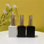 Empty Plastic Cap Small Nail Polish Bottles 12ml 15ml With Brush