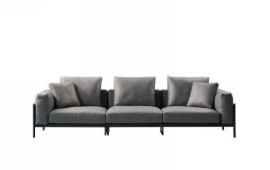 Quality OEM Semi Leather Sofa Set Classic Living Room Furniture Couch wholesale