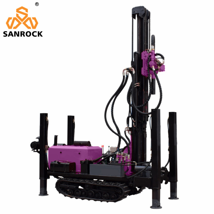 Portable Water Well Drilling Equipment 180m Deep Hydraulic Water Well Drilling Rig