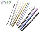Outdoor Portable Bent Stainless Steel Cocktail Straws Environmentally Friendly