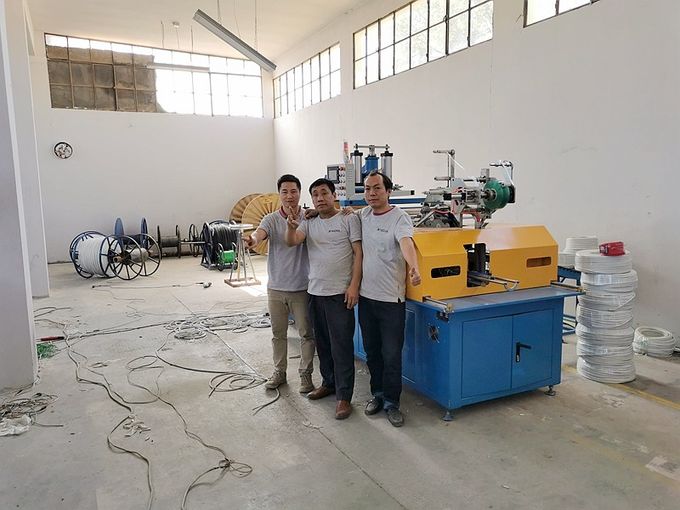 Touch Screen Wire And Cable Machinery / Automatic Coiling And Packing Machine