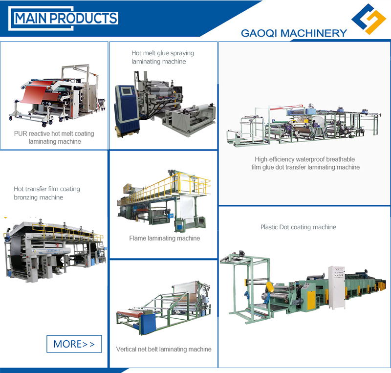 Plastic Packaging Material Electric Driven PLC Control Car Seat Flame Laminating Machine