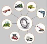 High Speed Electric Motor Bearing 608 2RS Silent Bearing